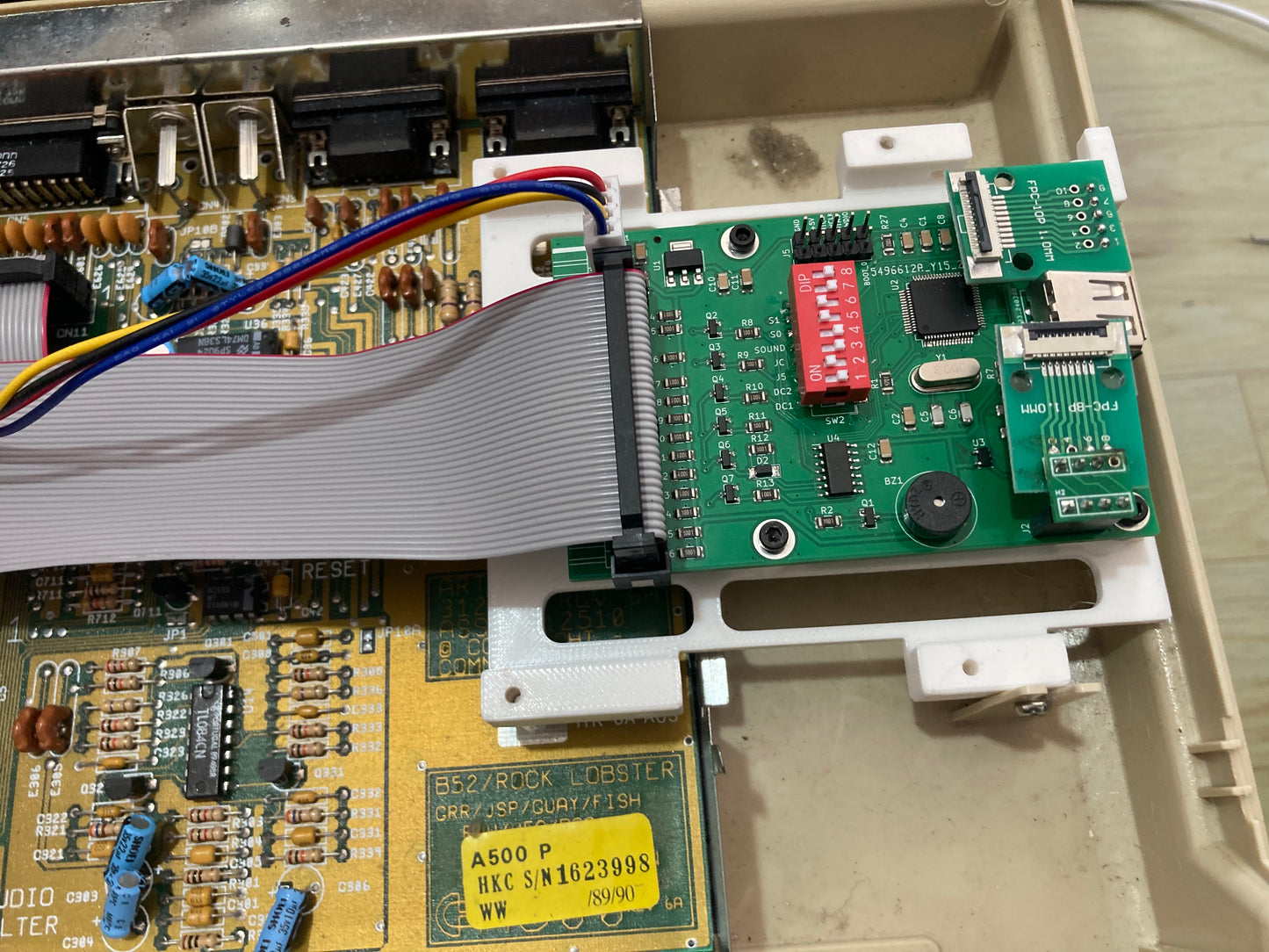 Amiga 600 Gotek USB Floppy Drive Emulator Complete Kit with Gotek