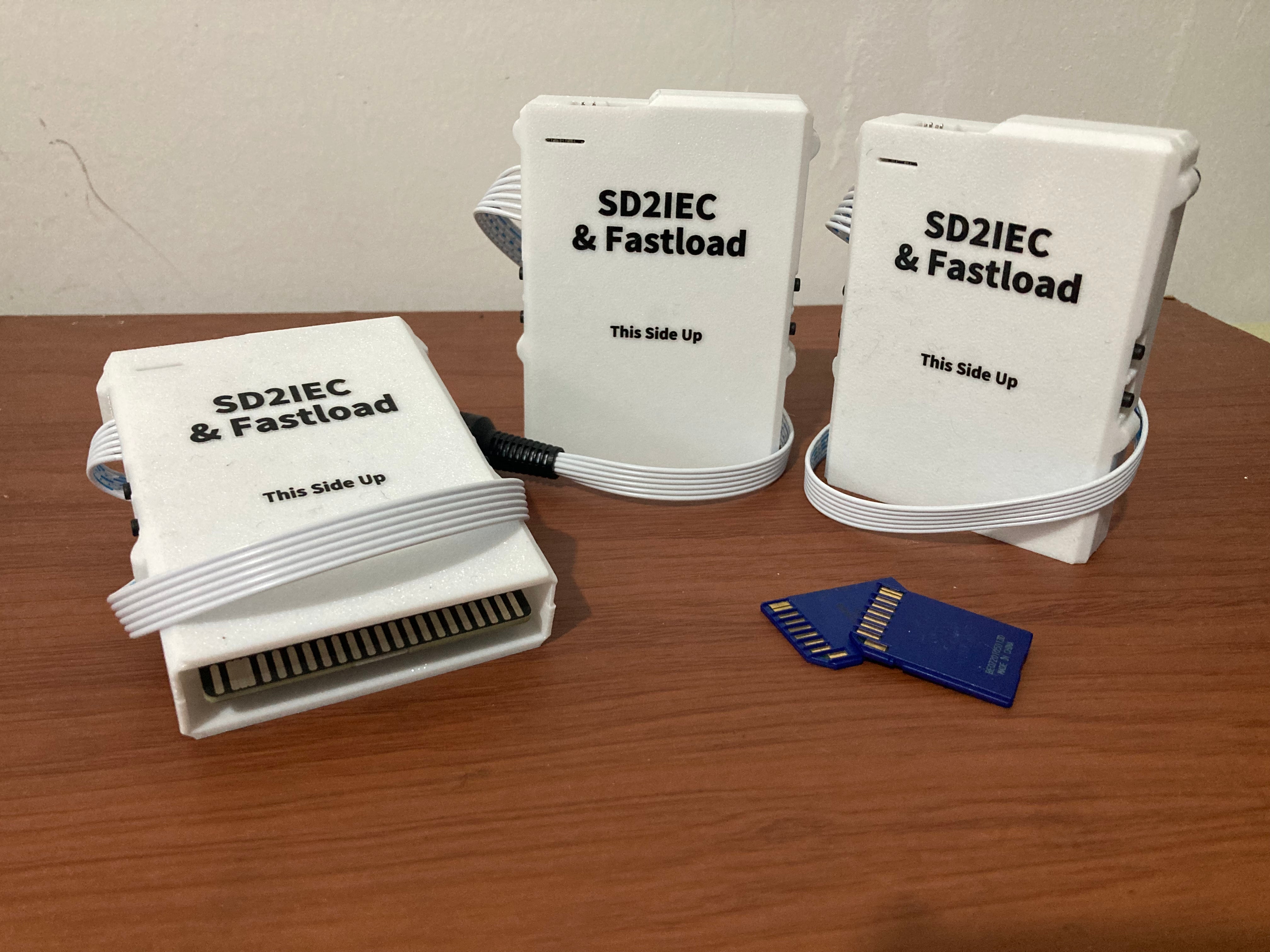 Commodore 64 SD Card Reader SD2IEC & Fastload Cartridge Combination ...