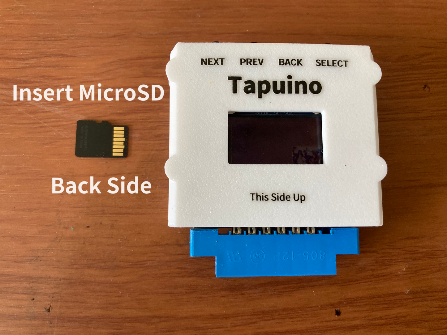 Tapuino Commodore Datasette Emulator for C64 TAP Files Powered by Cassette Port