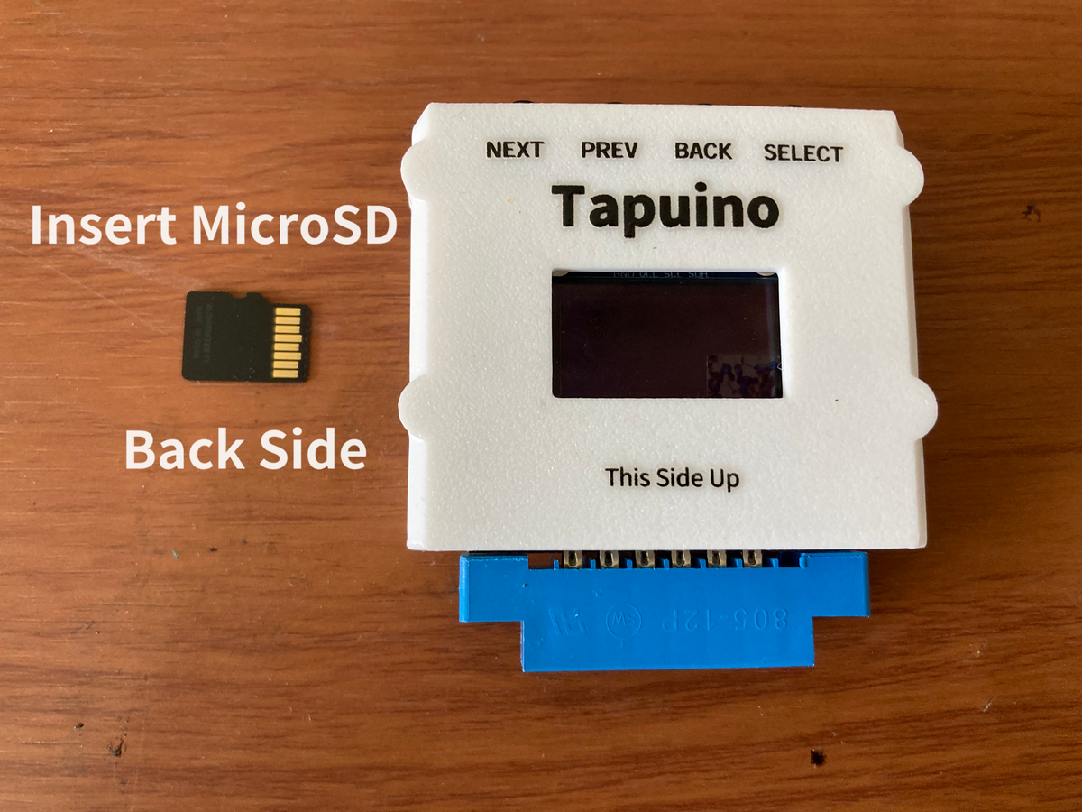 Tapuino Commodore Datasette Emulator for C64 TAP Files Powered by Cass ...
