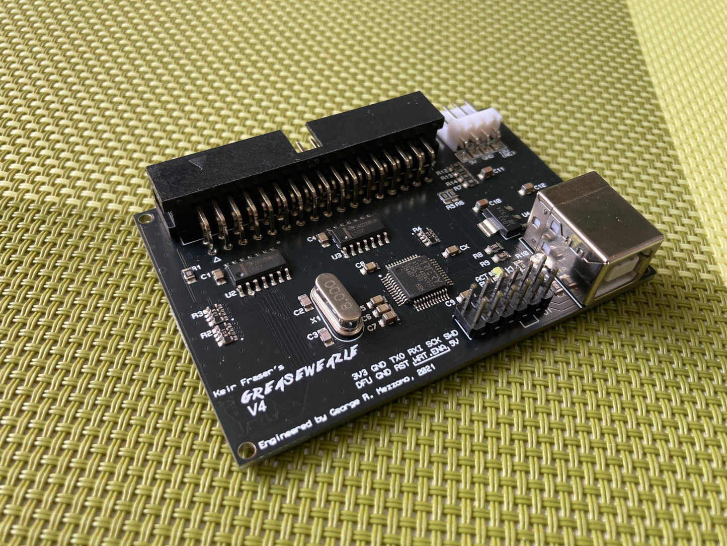 GreaseWeazle Version 4 New Firmware Complete Kit Read Write Atari ST & Amiga
